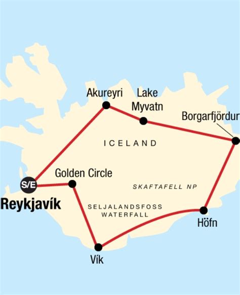 Seljalandsfoss Map