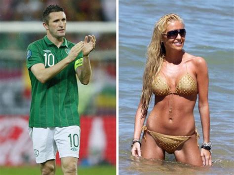 Robbie Keane And His Wife Claudine Keane Hottest Wags Soccer World Cup 2014 Football Wags