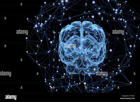 Illustration Of The Thought Processes In The Brain Stock Photo Alamy