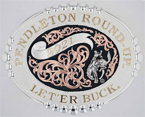 2021 Official Pendleton Round Up Buckle