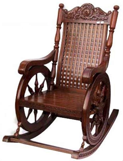 Antique Wood Rocking Chair Home Furniture Design