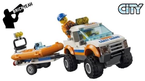 Lego Coast Guard 4x4 And Diving Boat 60012 Speed Build Brick Yeah