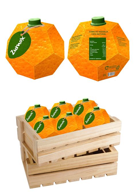 Zumox Orange Juice Student Project Packaging Of The World
