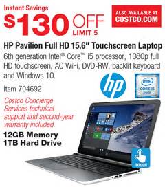 Basically, any sudden impact (such as dropping the computer or external case the hard disk drive is encased. Costco Deal - HP Pavilion Full HD 15.6" Touchscreen Laptop ...