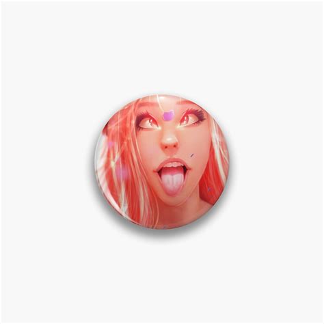 Belle Delphine Fan Art Pin For Sale By Adamgameover Redbubble