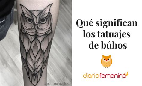 Qué significan los tatuajes de búhos