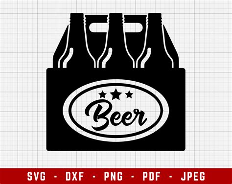 Beer Sixpack Svg Cutting Files Beer Logo Digital Clip Art Etsy New