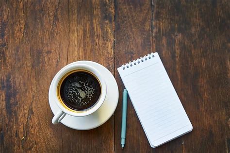 Coffee Note Book Cup Notebook Cafe Note Read To Write The Work