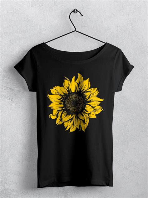 Sunflower Women S T Shirt Etsy Uk