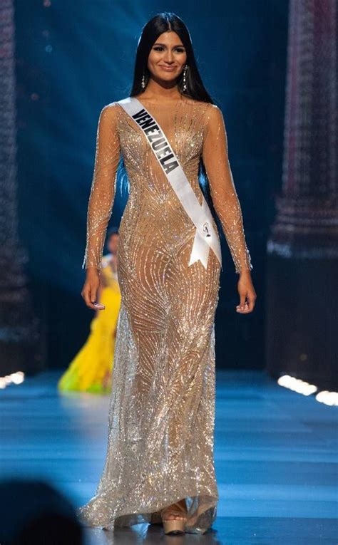 Miss Venezuela From Miss Universe 2018 Evening Gown Competition Miss