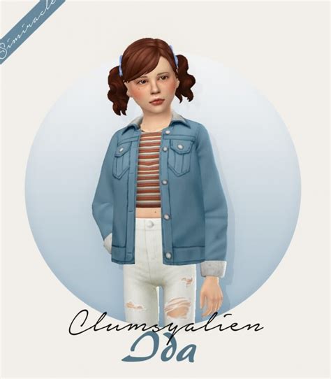 Clumsyalien Ida Jacket Kids Version At Simiracle Sims 4 Updates