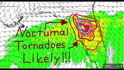 Nocturnal Tornadoes Likely In Florida Tonight A Briefing Youtube