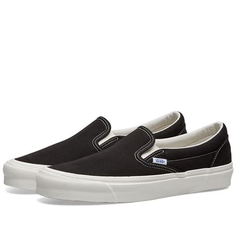 Vans Vault Og Classic Slip On Lx Black End