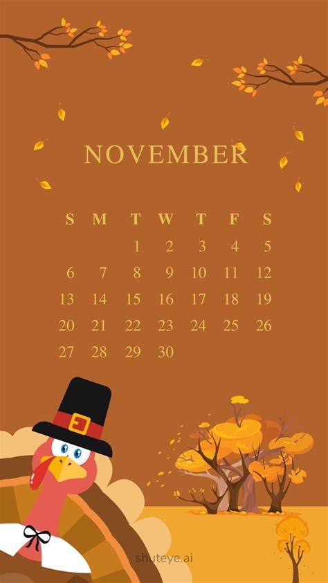 100 Printable November Calendar Ideas Free Calendars 2023 Shuteye