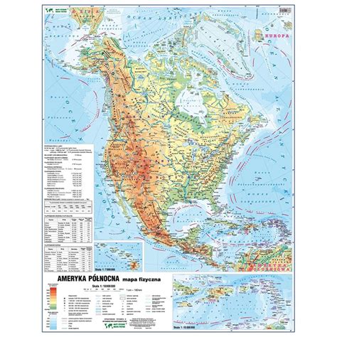 Mapa Podr Czna Ameryki P Nocnej