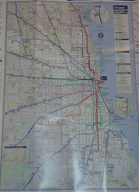Brand New Chicago Transit Authority Subway System Map Great Travel