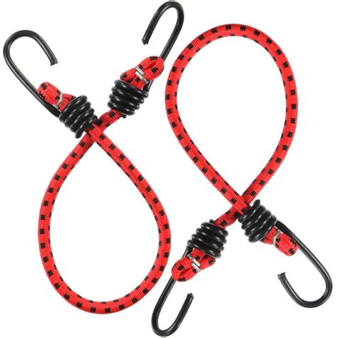 Keeper In Bungee Cord With Coated Hooks Pack The Home Depot