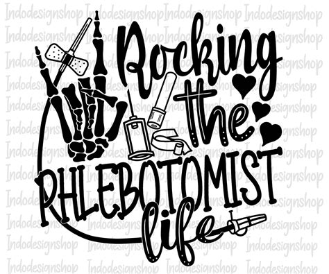 Phlebotomy Svg Rocking the Phlebotomist Life Svg Png - Etsy in 2023