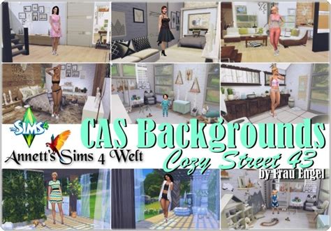 Cas Background House Cozy Street 43 By Frau Engel At Annetts Sims 4