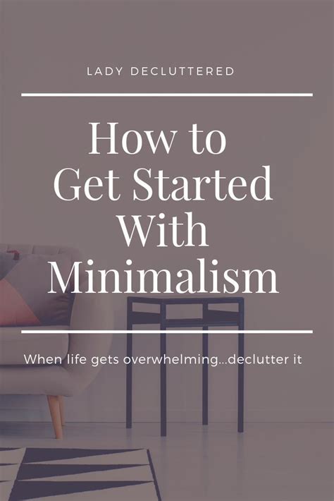 How to Get Started With Minimalism | Minimalism ...