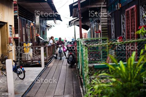 Penang Malaysia Architecture Narrow Streets Stock Photo Download