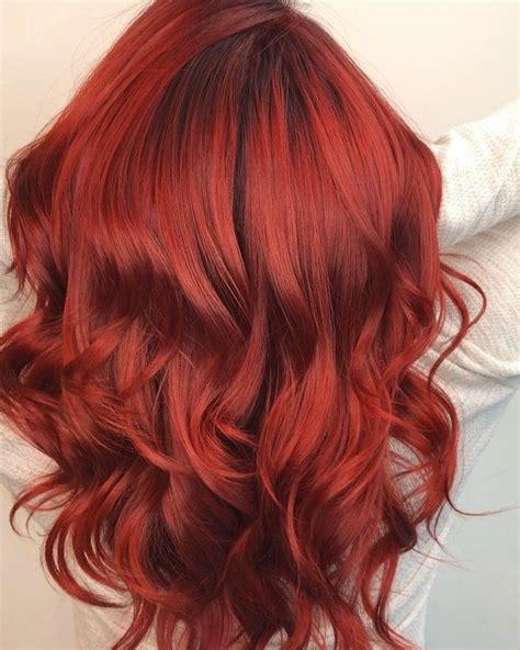 Rich Radiant Red Radiant Long Hair Styles Color