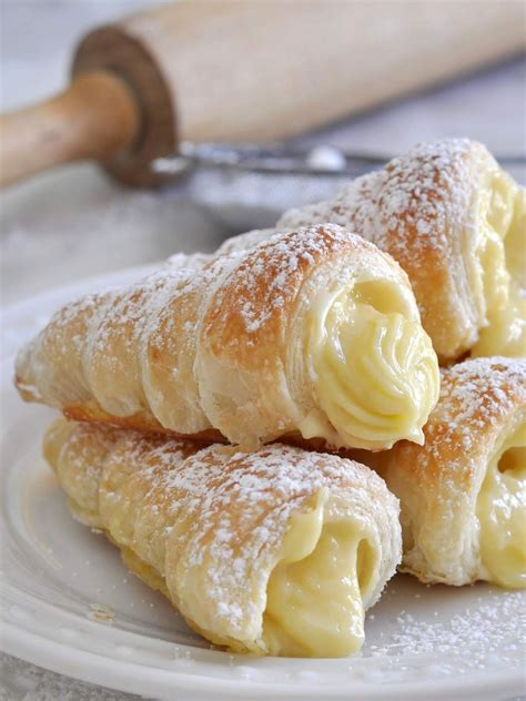 Italian Cream Stuffed Cannoncini - Download Cooking Ingredients