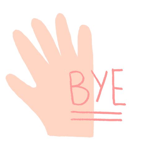 Hand Goodbye Sticker By Foopklo For Ios And Android Giphy
