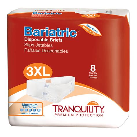 Tranquility Bariatric Adult Incontinence Brief 3X-Large Heavy