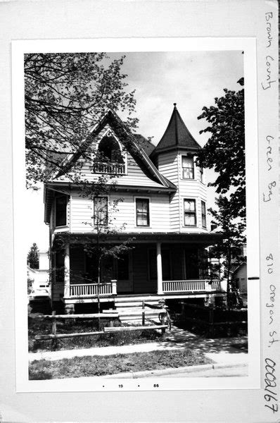 810 Oregon St Property Record Wisconsin Historical Society