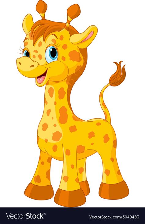 Cute Giraffe Royalty Free Vector Image Vectorstock