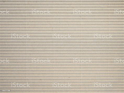 Brown Paper Craft Texture Background Of Fluted Corrugated Fiberboard