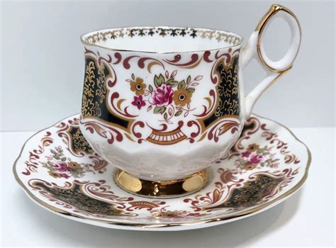 Elizabethan Tea Cup Black Tea Cups Antique Tea Cups Vintage Antique