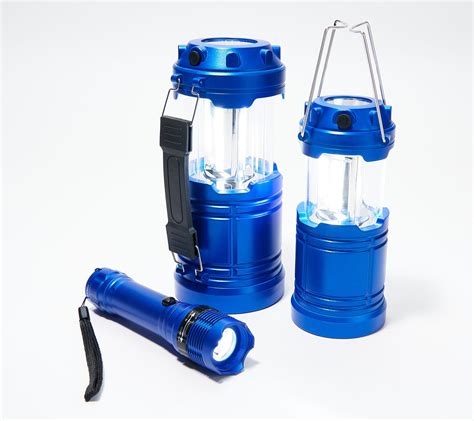 Securebrite Set Of 3 Ultimate Flashlight And Lantern Bundle