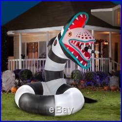 Beetlejuice sand worm inflatable @ home depot. Gemmy 10′ Halloween animated BEETLEJUICE SANDWORM Airblown ...
