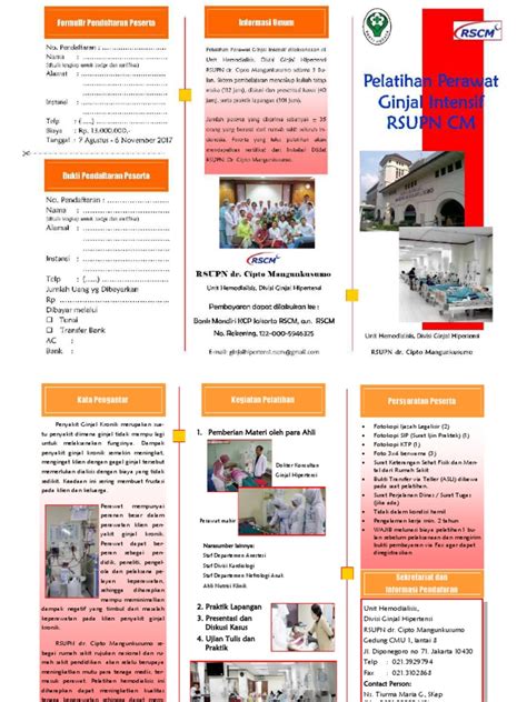 Brosur Pelatihan Perawat Hd Rscm Agust Nov 2017 1