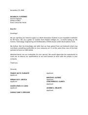 Also, i believe that an internship or immersion under <name of the company> will nurture. application letter mirian.docx - RICARDO R GUTIERREZ ...