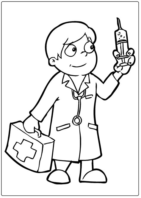 Desenhos De Profissões Para Colorir
