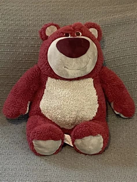 Lotso Huggin Bear Plush Strawberry Scent Disney Store Authentic Toy