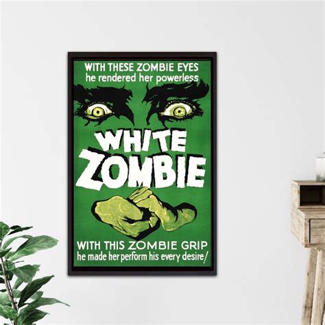 White Zombie Poster Dizaster In A Halo