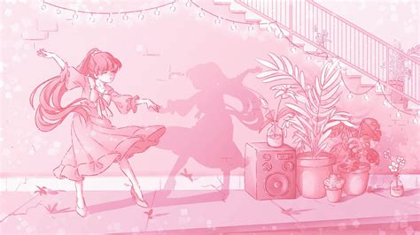 Pink Wallpaper Aesthetic Anime 68 фото