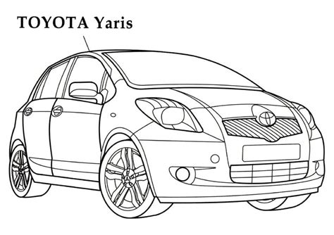 Kolorowanki Toyota Do Druku Dla Dzieci I Dorosłych
