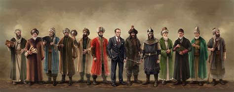 Characters Of Turkish History On Behance Historical Characters