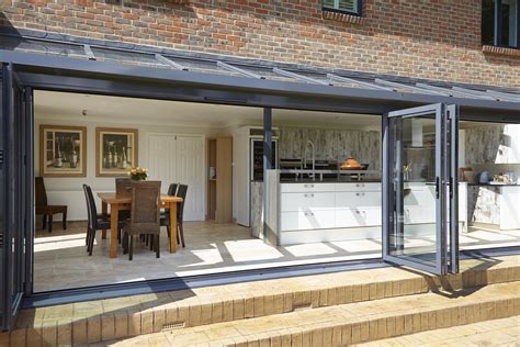 glass extension - Google Search | House extension design, Red brick house, Glass extension