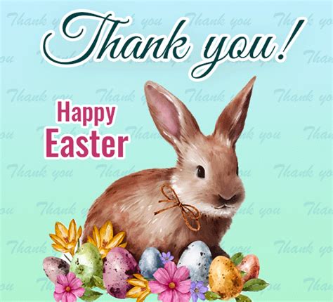 A Beautiful Easter Thank You Note Free Thank You Ecards Greeting