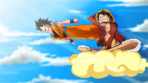 Goku And Luffy Anime Debate Fan Art 35961847 Fanpop