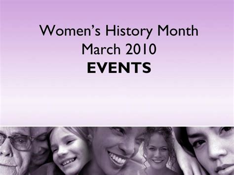 women s history month powerpoint template