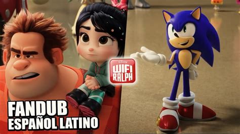 Sonic En Ralph El Demoledor 2 Fandub EspaÑol Latino Youtube