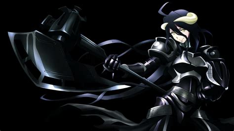 Albedo With Axe Overlord 4k Ultra Hd Anime Wallpaper
