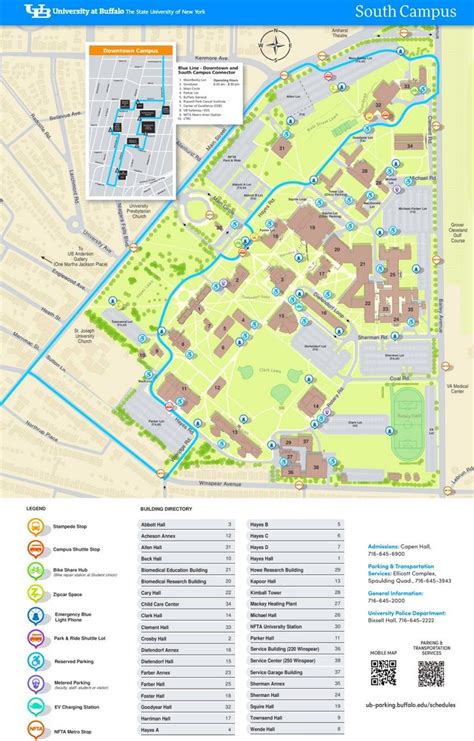 University At Buffalo South Campus Map Campus Map University Campus